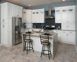 Frosted White Shaker Ready To Assemble Kitchen Cabinets White Shaker Kitchen Kitchen Cabinet Styles Shaker Kitchen Cabinets