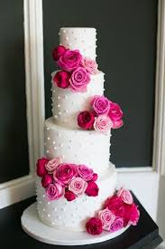 Wedding Cake Grey Cerise Pink Google Search Pink Wedding Cake Pink Rose Wedding Cake Wedding Cake Decorations