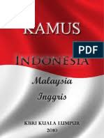 Indonesia sedianya tampil apik di babak pertama. Kamus Indonesia Malaysia