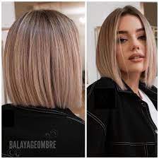 Hairstyles 2020 Trends Balayageombre On Instagram Amazing Shadowroot 2020 Trend And Lovely Lob Haircut Go For It Balayag Hair Styles Long Thin Hair Hair Looks