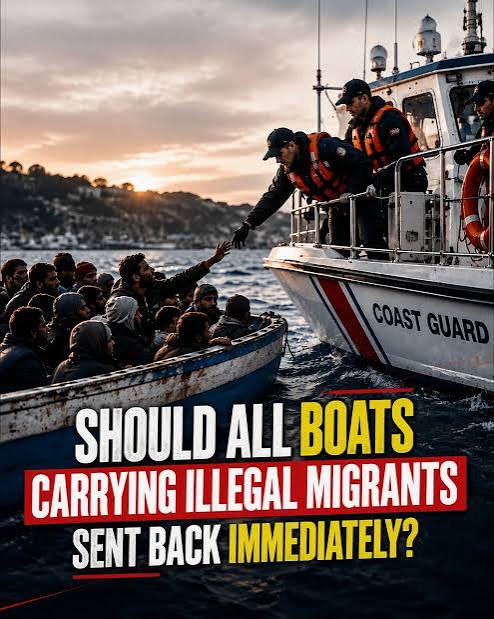 What are the implications of anti-immigration protesters using their own boats to intercept migrant vessels?