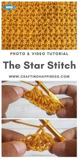 Crochet stitch chart or diagram are a drawing of a specific crochet pattern which consists of crochet symbols there are basic crochet stitches that are crucial for crocheting; Crochet Star Stitch Crafting Happiness
