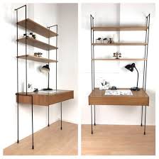 omnia regal system mit schreibtisch aus den 1960er jahren mid etsy regal regal schreibtisch schreibtisch