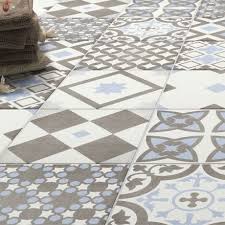 Shop The Vibe Light Blue Patterned Wall And Floor Tiles 223 X 223mm For A Striking Italian Style These Patterned Tiles Are Perfect For The Floor And Wall Patterned Floor