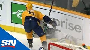 Hts defenseman alec martinez (23) celebrate with vegas golden knights center mattias janmark (26) after janmark scored his third. Stars Mattias Janmark In Agony As He S Taken Into The Boards Hard Youtube