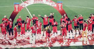 Watch Red Bull Salzburg Win Austrian Cup Players Maintain Physical Distancing During Celebrations