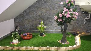 Artificial Garden Under Stairs Youtube