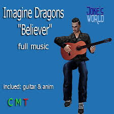 The song was released on february 1, 2017 through interscope records and kidinakorner as the lead single from the band's third studio album, evolve (2017). Second Life Marketplace Joke S World Imagine Dragons Believer Music Guitar Box
