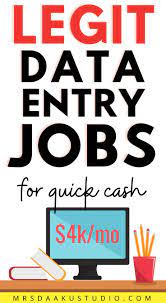 19 Online Data Entry Jobs From Home 100 Legit Hiring 2020 Online Data Entry Jobs Earn Extra Money Online Earn Money Online Fast