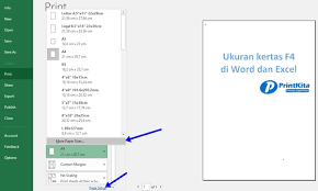 Nama setelan untuk lebih mudah di kenali saat di simpan 4. Cara Setting Ukuran Kertas F4 Folio Di Ms Word Dan Excel