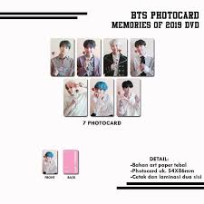In last may, bts went to kota kinabalu, the capital of malaysia for their photo shoot. Bts Memories Of 2019 Photocard Dvd Bts Memories Of 2019 Dvd Photocard Shopee Malaysia