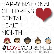 Happy National Childrens Dental Health Month Show Your Smile Some Love This Month 1 Sn Dental Kids Childrens Dental Health Month Childrens Dental Health