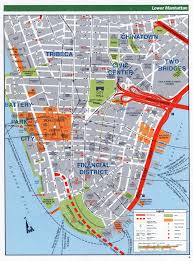Road map of new york state. Large Detailed Road Map Of Lower Manhattan Nyc New York New York State Usa Maps Of The Usa Maps Collection Of The United States Of America