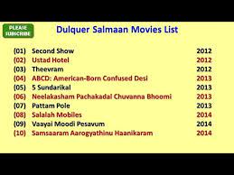 Over 9000 free streaming movies, documentaries & tv shows. Dulquer Salmaan Movies List Youtube