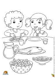 Page 4 Sur 13 Sur Hugolescargot Com Coloriage Dessin Repas Coloriage Enfant