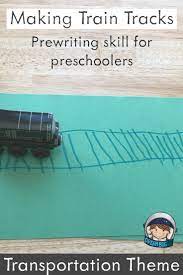 Consider This Train Track Pre Writing Activity With Preschoolers As An Alternative To A Worksheet Dream Big Little One Pre Writing Activities Pre Writing Prewriting Activities Preschool