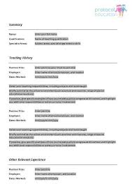 How to describe your experience on a resume for a preschool teacher to get any job you want. Free Teacher Cv Template Collection Download Edit In Ms Word