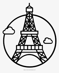 La torre eiffel, el monumento histórico que representa a la ciudad de parís ha encantado a los niños a través de los años y no es sorpresa que la torre metálica haya trazado su camino al mundo del arte. Dibujo De Torre Eiffel Para Colorear Drawing 1000x1000 Png Download Pngkit