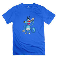 Black And Yellow Cartoon Shirt Amazon Com Men Oggy And The Cockroaches Custom Retro White T Shirt By Mjensen Clothing Black Tee Shirts Custom Tee Shirts White Tee Shirts