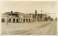 Depot California Visalia Rppc Southern Pacific Railroad Station Photo No V13 Visalia Tulare County Railroad History