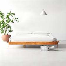 Minimalist bed frame design with the attached headboard and the hairpin legs. Modern Contemporary King Bed Frame And Headboard Allmodern