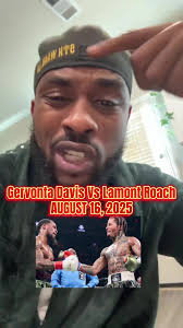 #boxing🥊 #tankdavis #gervontadavis #gervonta #lamontroach #ppv #fyp  Gervonta Davis Vs Lamont Roach August 16, 2025