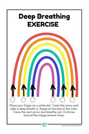 Our deep breathing worksheet includes a. Rainbow Breathing The Ot Toolbox