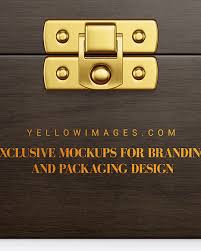 Download Wooden Box Mockup Front View High Angle Shot In Box Mockups On Yellow Images Object Mockups PSD Mockup Templates
