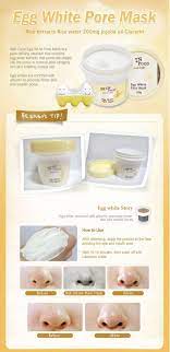 Skinfood Egg White Pore Mask Pore Mask Skin Food Egg White Pore Mask