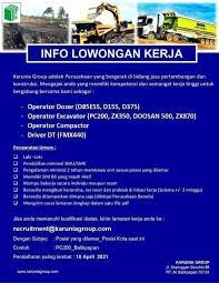 Program pelatihan ini dirancang untuk melengkapi pengetahuan dan keterampilan secara terpadu bagi operator dalam menangani dan mengoperasikan alat berat seperti bulldozer dan excavator dengan baik dan benar, agar terciptanya efektifitas, efisiensi, produktifitas dan keselamatan kerja lebih meningkat, seiring dengan implementasi undang undang n0. Tambang Indonesia Photos Facebook