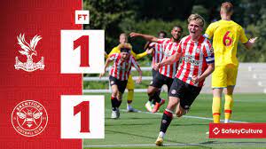 Brentford win a penalty after martin kelly is adjudged to have handled, but butland saves. Match Highlights Crystal Palace Xi 1 Brentford B 1 Youtube