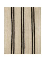 Transparent Black And White Striped Rug Banna Rug Natural Black Natural Rug Handcrafted Rugs Natural Fiber Rugs