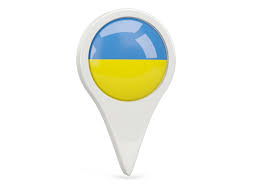World countries flag circles, official country rounded symbols. Round Pin Icon Illustration Of Flag Of Ukraine