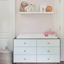 However, for clothes like pants, sweaters, socks, etc., a closed shelf model is better. Shelves Above Changing Table Shop Clothing Shoes Online