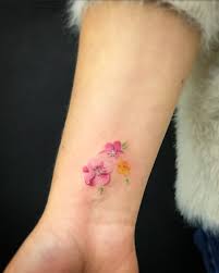 Watercolor Watercolor Tattoo Flower Tattoo Floral Minimal Watercolor Tattoo Flower Tattoos For Women Flowers Foot Tattoos For Women