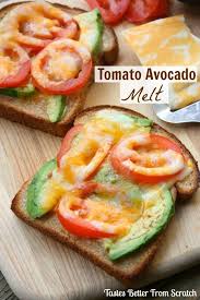 Tomato Avocado Melt Recipe Recipes Avocado Recipes Food