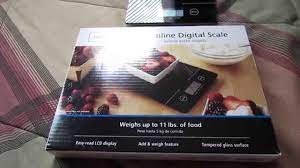Item 4 mainstays digital kitchen scale weighs up to 11 lbs. Mainstays Slimeline Digital Scale Review Youtube