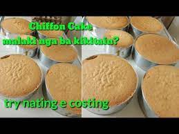 How To Bake Chiffon Cake Costing Chiffon Cake Recipe Youtube Chiffon Cake Cake Recipes Baking
