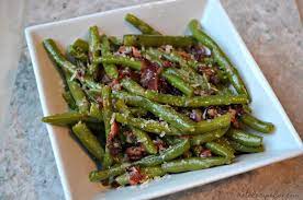 Bacon Parmesan Green Beans Recipe In 2021 Parmesan Green Beans Green Bean Recipes Green Beans