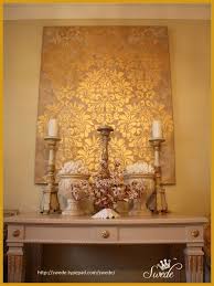 Swede Damask Wall Stencils Damask Wall Stencils Wall