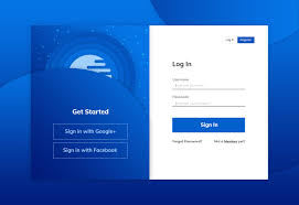 Blue Creative Log In Page Login Design Sign Up Page Login Page Design