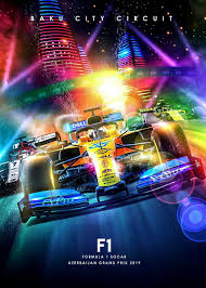 2021 azerbaijan grand prix f1 formula 1. Baku City Circuit F1 Poster By Riak Waria Displate In 2021 Azerbaijan Grand Prix F1 Poster Baku City
