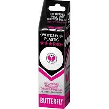 Butterfly Masa Tenis Topu R40 3 Star Beyaz Fiyati