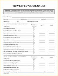 New Hire Checklist Template Template Business New Employee Orientation Business Checklist Employee Handbook