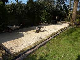 Gardening diy and building projects general maintenance language practice. Petanque Or Boules Court With Used Railway Sleepers