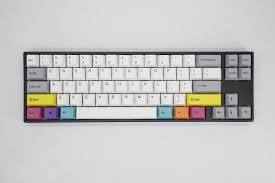 Black And White Gradient Keycaps Varmilo Va68m V3 Cmyk White Led 65 Dye Sub Pbt Mechanical Keyboard With Cherry Mx Black Brown Blue Red Silver Clear Silent Red Or Silent Black Switches Keyboard Mechanic White Lead