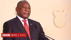 It's been just under two weeks ago since the president announced further lockdown measures to help curb the spread of coronavirus. Cyril Ramaphosa Address South Africa President Order Military Deployment To End Violence Looting Bbc News Pidgin