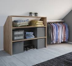 Dachschr Auml Gen Regal Quot Dacho Quot Mit Kleiderstange In 2020 Kleiderschrank Fur Dachschrage Regal Dachschrage Begehbarer Kleiderschrank Dachschrage Ikea
