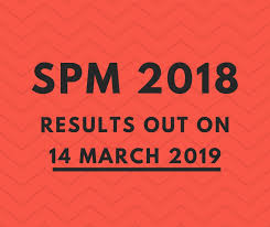 So, what's next after spm? Spm 2018 Results To Be Released On March 14