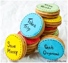 New Year S Resolution Cookies Edible Crafts Craftgossip Com New Years Cookies Buy Cookies Newyear
